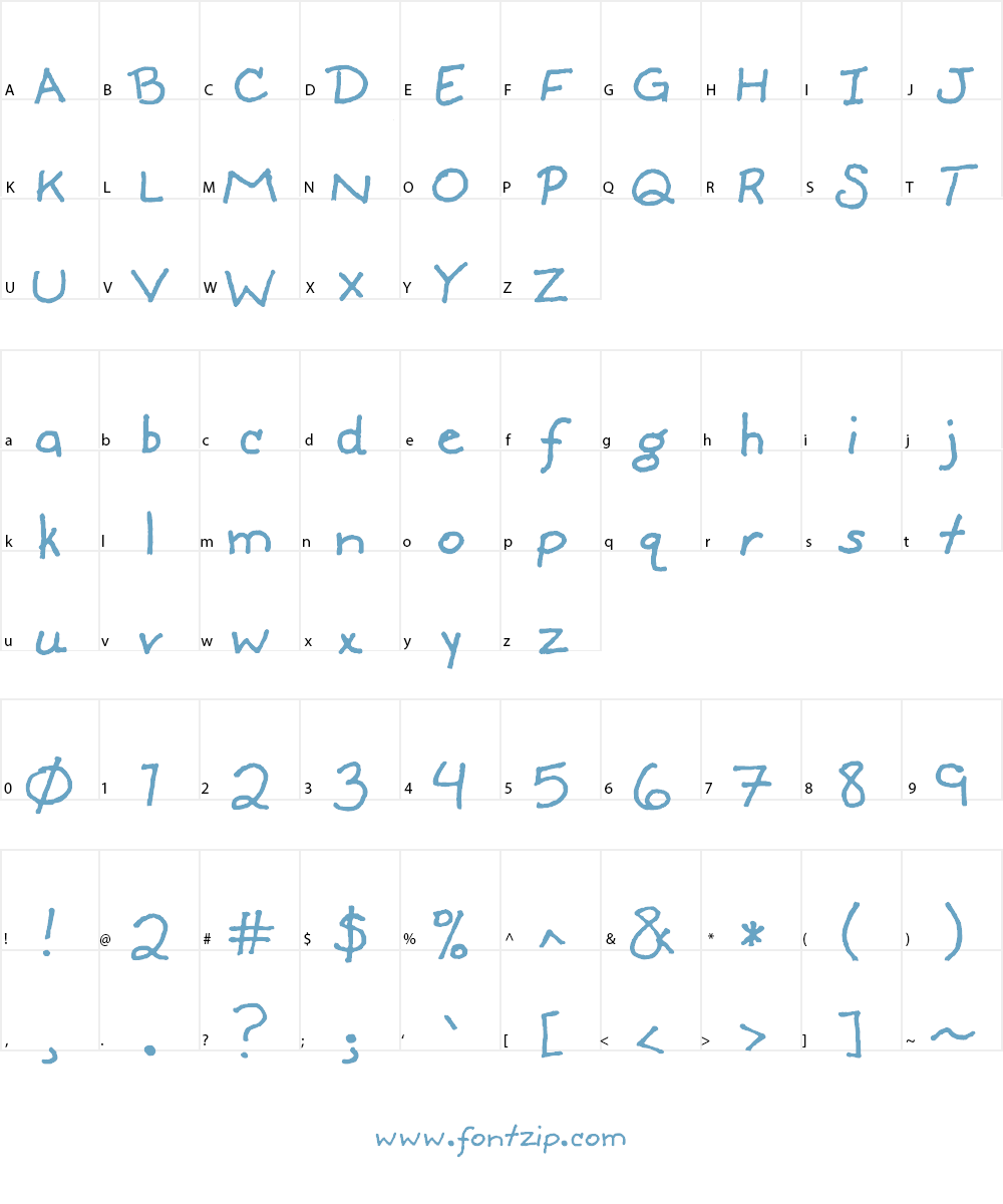 Mika Pro Font Character
